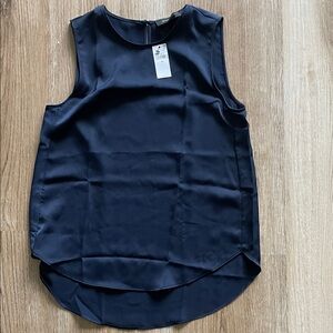 Banana Republic Midnight/Navy Blue Sleeveless Blouse